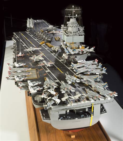 Model of USS Enterprise Aircraft Carrier