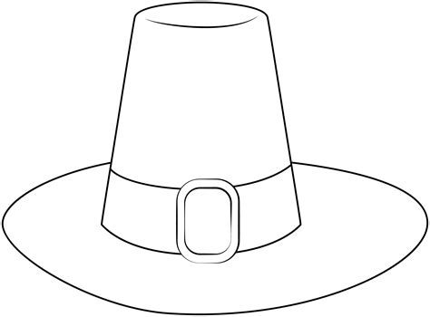 Pilgrim Hat Printable Template | Free Printable Papercraft Templates