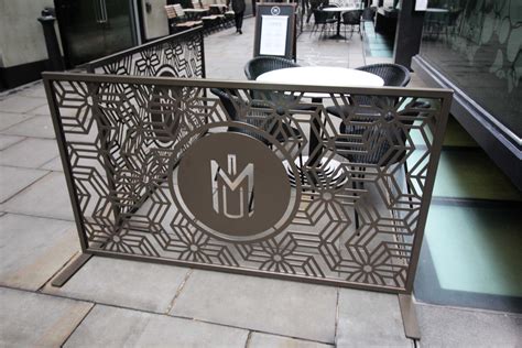 M Restaurant - Freestanding screens - Miles and Lincoln - Laser Cut Screens