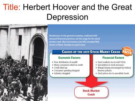 Herbert Hoover & Great Depression