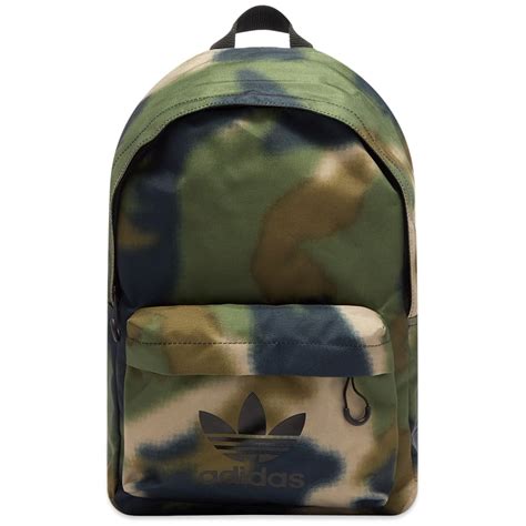 Adidas Camo Backpack Hemp, Wild Pine & Black | END.