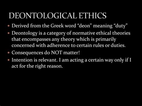 Deontology intro | PPT