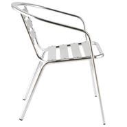 Indoor/Outdoor Aluminum Stacking Chairs - (Set of 6)