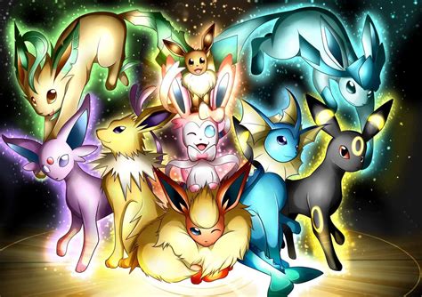 Pokemon Eevee Evolution Wallpaper