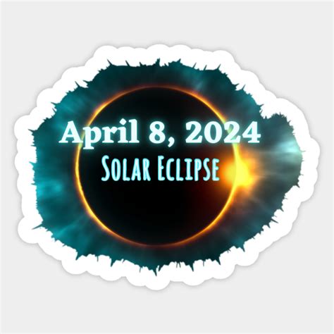 Solar Eclipse 2024 - Eclipse - Sticker | TeePublic