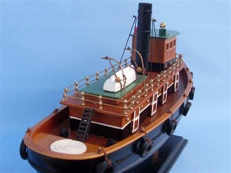 River Rat Tugboat Wood Model Ship Kits Wooden Models Fishing Boats And ...