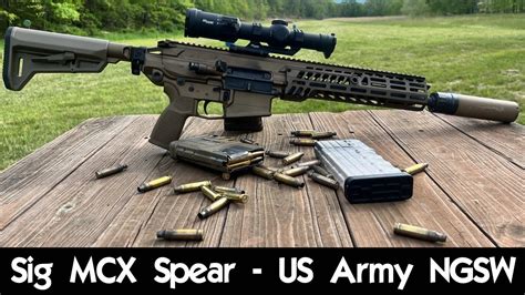 Sig MCX Spear - US Army NGSW - Disassembly, Live Fire & Discussion ...