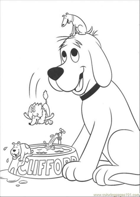 Free Clifford Coloring Sheets, Download Free Clifford Coloring Sheets png images, Free ClipArts ...