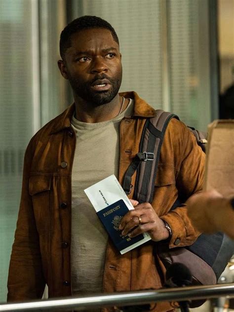 Role Play 2024 David Oyelowo Brown Suede Jacket