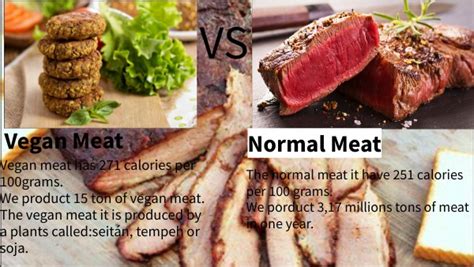 Comparattion of meat