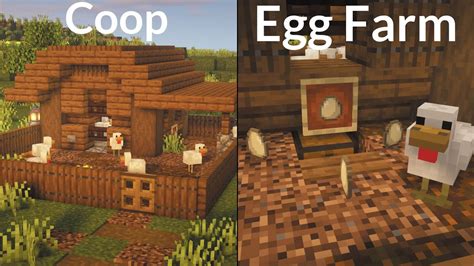 Minecraft: Automatic Egg Farm / Chicken Coop - YouTube