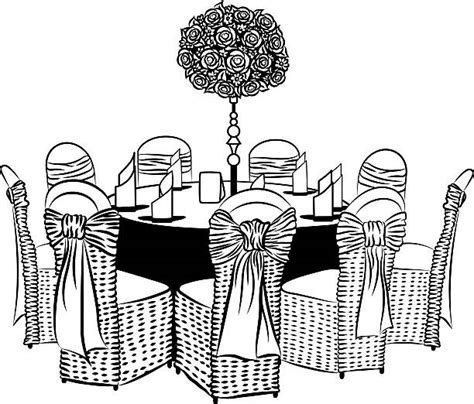 Royalty Free Banquet Table Clip Art, Vector Images & Illustrations - iStock