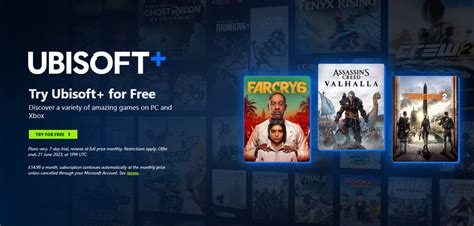 Free Ubisoft Plus Trial Now Live On Xbox, Over 60 Games Included | Pure Xbox