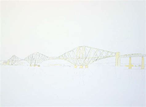 Forth Bridge - Scotland - Painting With Watercolors