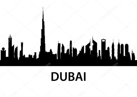 Dubai Skyline — Stock Vector © unkreatives #6780204