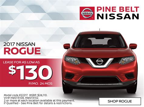 New Nissan Lease Specials