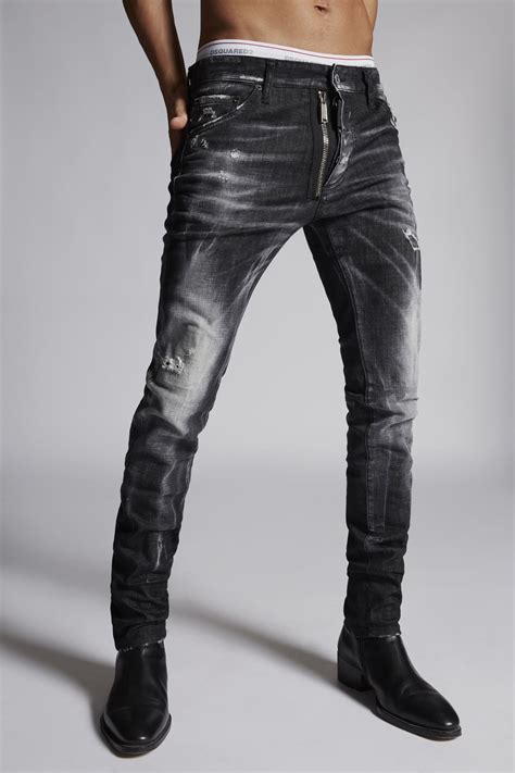 Dsquared2 Black Denim Cool Guy Jeans Black - 5 Pockets for Men | Official Store | Denim jeans ...