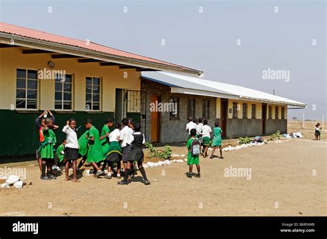 Rural school in the valley of Msinga, KwaZulu-Natal, South Africa Stock ...