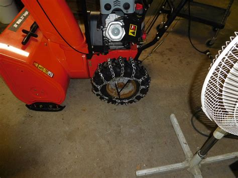 installing chains | Snowblower Forum