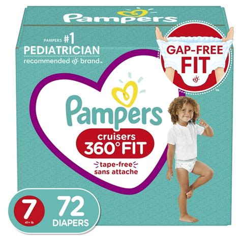 Pampers Cruisers 360 Diapers Size 7 72 Count - Walmart.com - Walmart.com