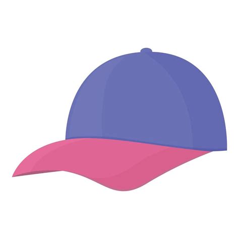 Baseball hat icon cartoon vector. Front design 16228150 Vector Art at Vecteezy