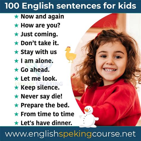 100 English sentences for kids - Kids English