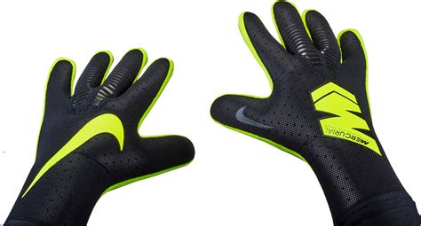 Nike Vapor Touch Goalkeeper Gloves - Black/Volt - SoccerPro.com