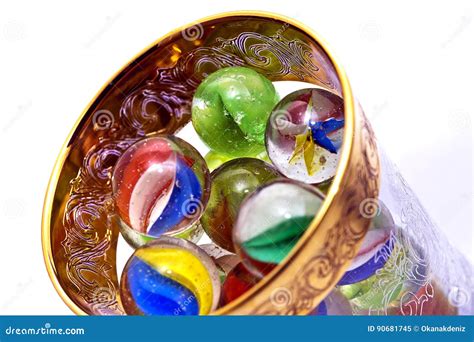 Colorful Marble Balls stock image. Image of light, closeup - 90681745