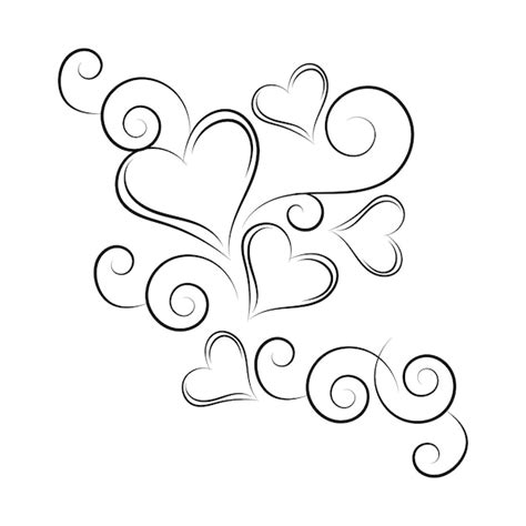 Premium Vector | A heart design on a white background