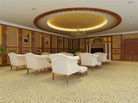 Antechamber with Oriental Designer Walls 3D Model .max - CGTrader.com