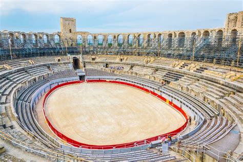 Arles Amphitheatre, France stock photo. Image of french - 206100176