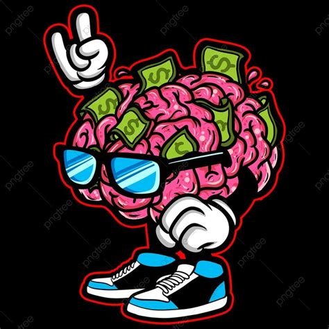 Hustling PNG Picture, Hustle Minded Cartoon, Logo Design, Logo Cartoon ...