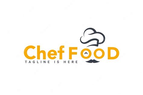 Premium Vector | Chef restaurant's modern catering logo design template