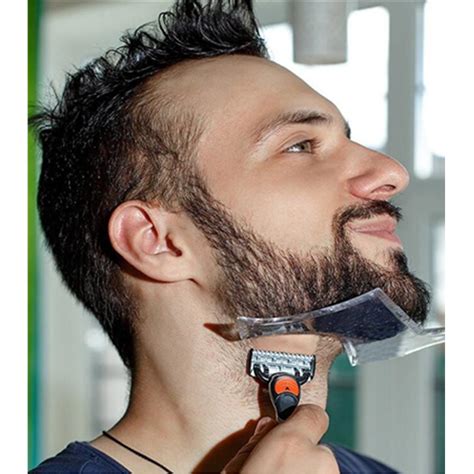 Beard Shaving Template