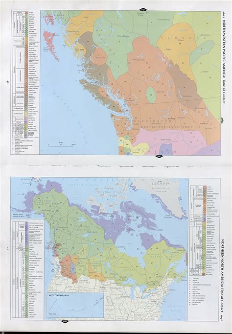 Detailed maps of Native American languages at the... - Maps on the Web