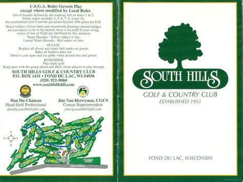 South Hills Golf & Country Club - Course Profile | Course Database