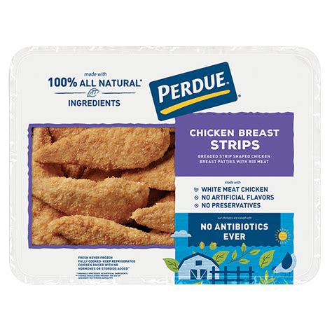 PERDUE® Refrigerated Breaded Chicken Breast Strips | 4073 | PERDUE®