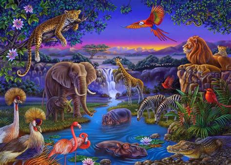 African wildlife | Jungle art, African animals, Forest and wildlife