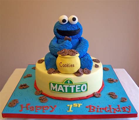 Cookie Monster cake - a photo on Flickriver