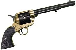 Colt Peacemaker 1873 7,5" Dekorevolver - Detailgetreue Nachbildung für Sammler und Cosplay ...