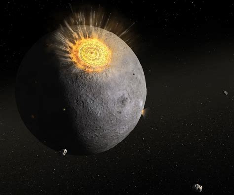 Large-scale meteorite impacts may have formed ancient rocks on the Moon ...