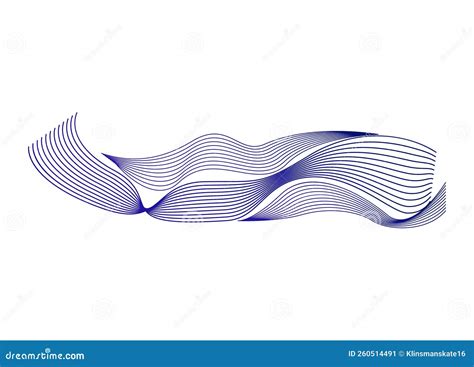 Blue Dynamic Lines Design Clipart Stock Vector - Illustration of ...