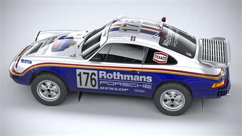 Porsche 911 953 Dakar 1984 - 3D Model by SQUIR