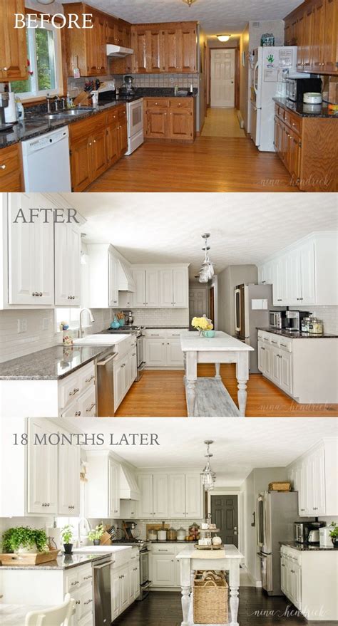 8 Photos Painting Oak Cabinets White Before And After And Review - Alqu ...