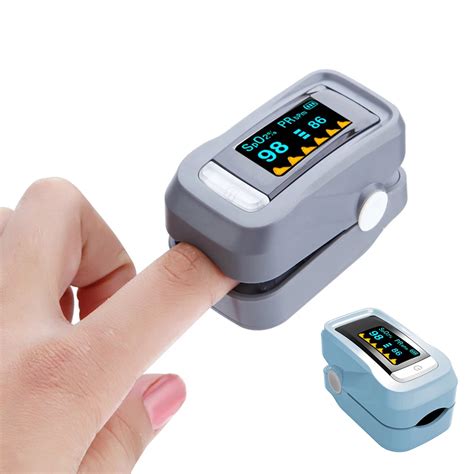 Health Care Accessories Finger Fingertip Blood Oxygen Meter SPO2 OLED Pulse Heart Rate Monitor ...