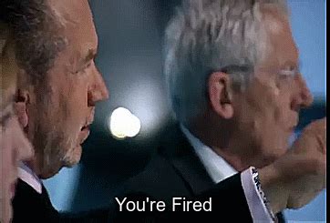 you're fired apprentice gif | WiffleGif