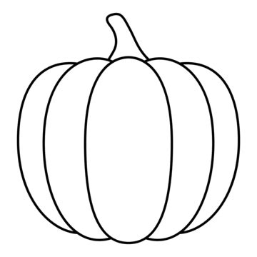 Halloween Pumpkin Outline Clipart Images | Free Download | PNG Transparent Background - Pngtree