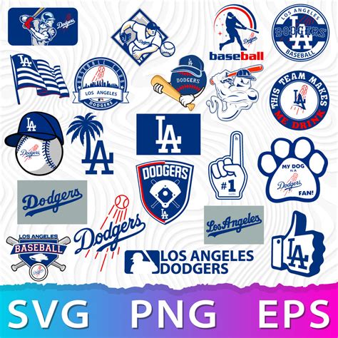 Los Angeles Dodgers SVG, Los Angeles Dodgers Logo Transparen | Inspire Uplift