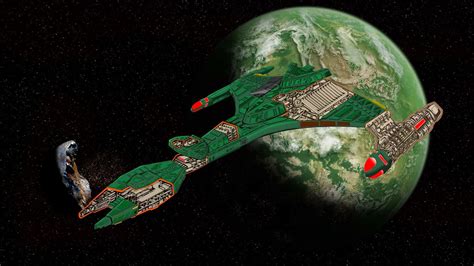 Star Trek-Klingon Vor'cha Class-Rusted Gear Art-[3600x2025] : r/StarshipPorn