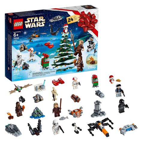 LEGO Star Wars 2019 Advent Calendar Block Building Kit 6 Minifigures ...